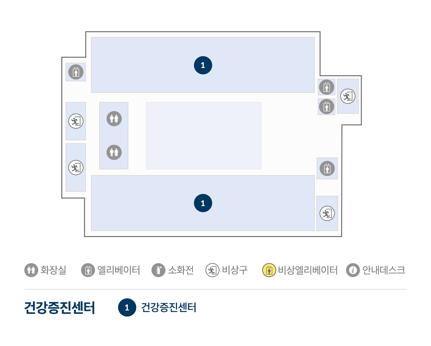 층별안내 별관 3F 이미지 지도입니다.