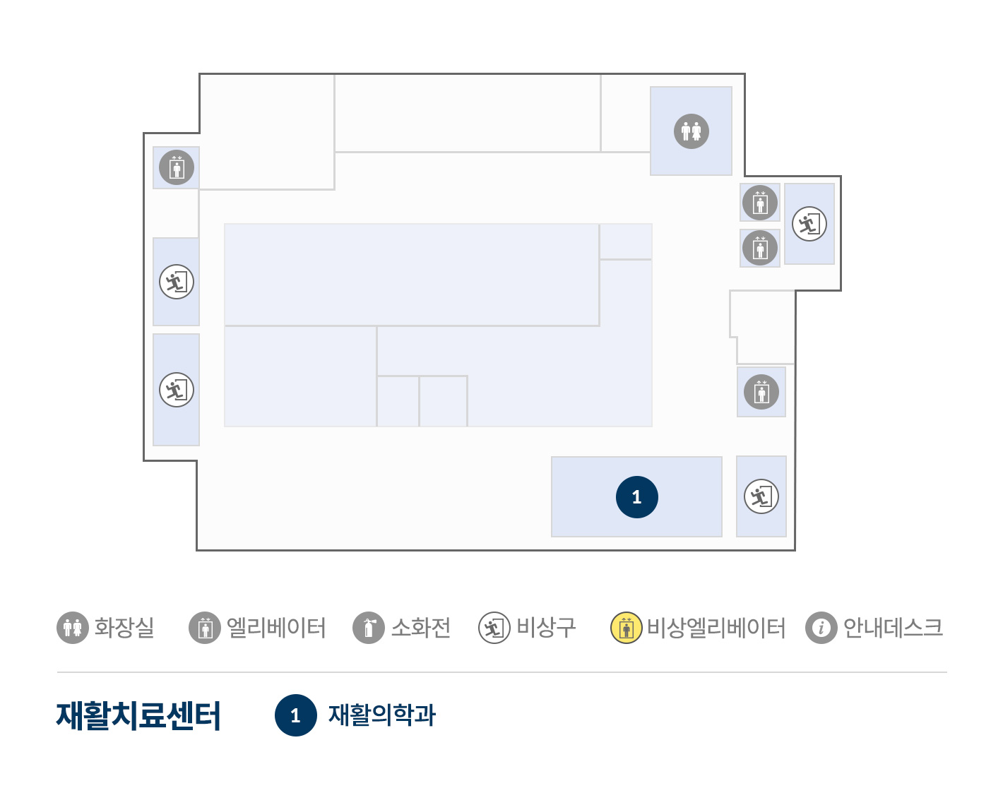 층별안내 별관 4F 이미지 지도입니다.