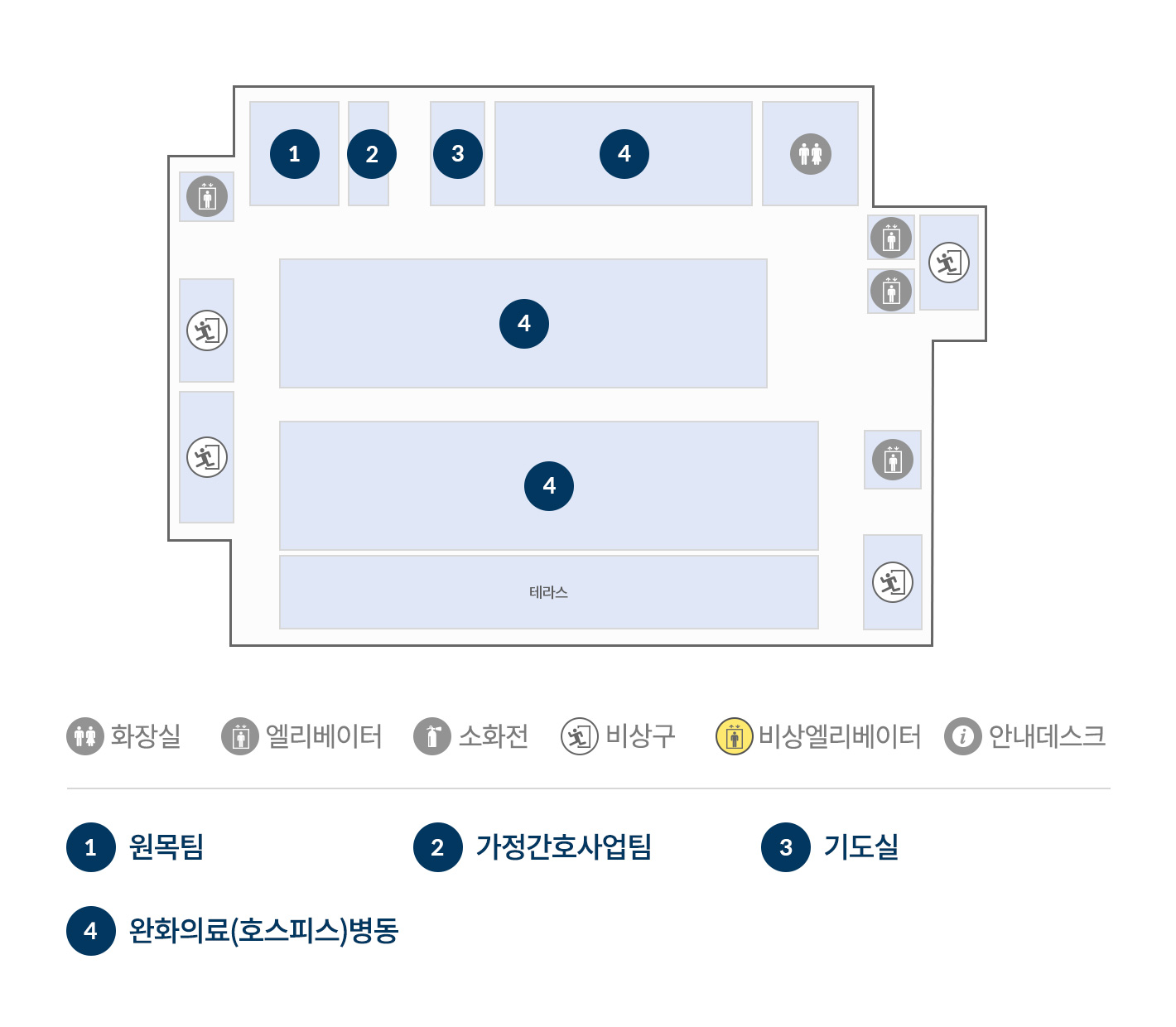 층별안내 별관 5F 이미지 지도입니다.