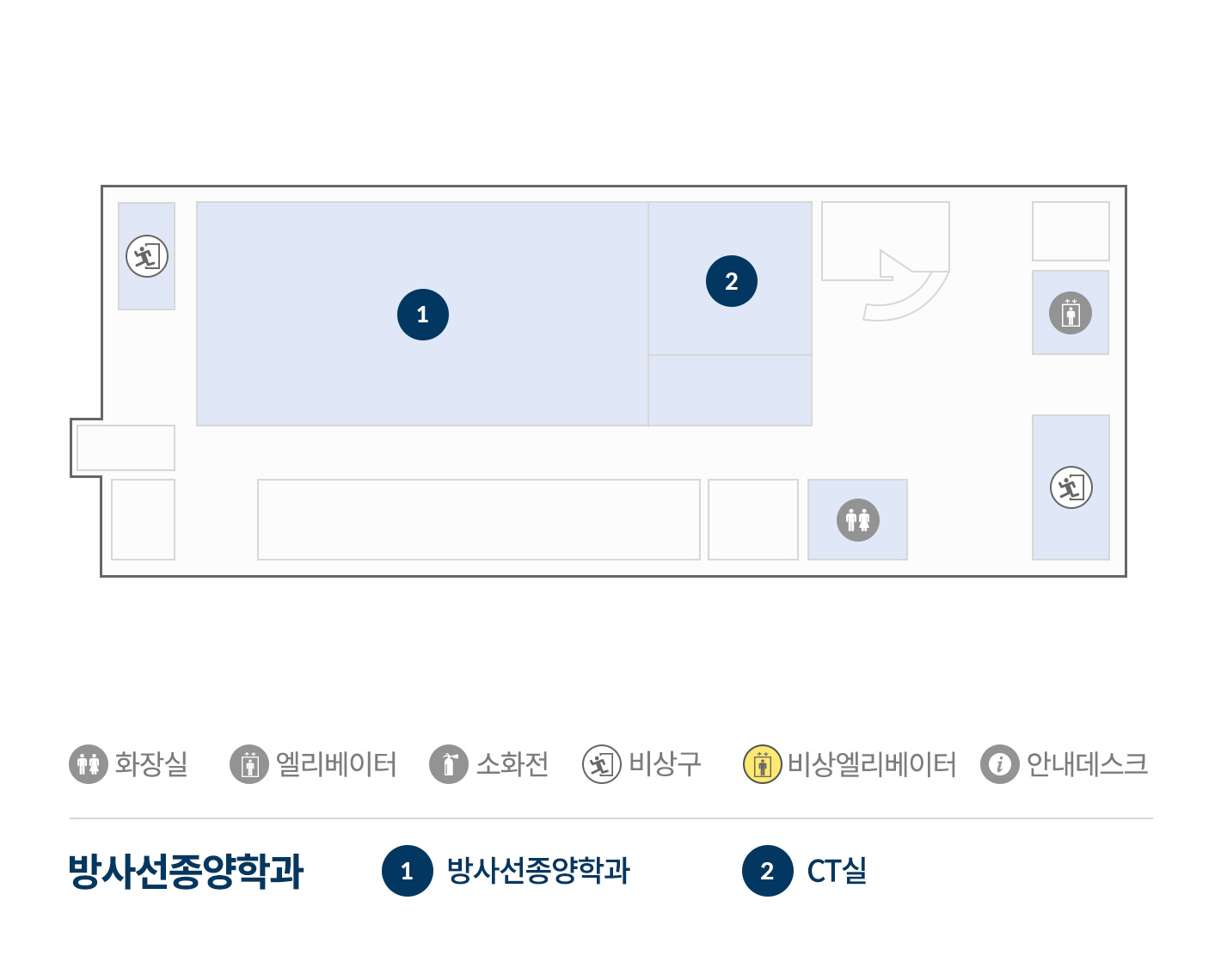 층별안내 별관 B1 이미지 지도입니다.